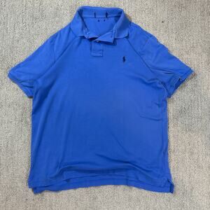 Blue Y2K Style Polo Ralph Lauren Polo Shirt